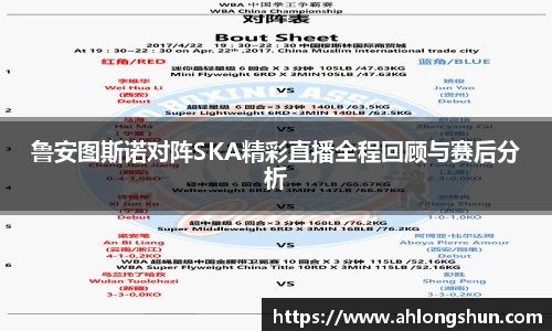 鲁安图斯诺对阵SKA精彩直播全程回顾与赛后分析